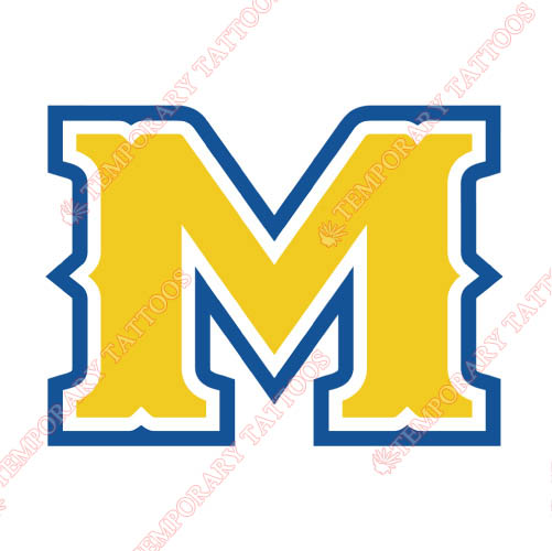 McNeese State Cowboys Customize Temporary Tattoos Stickers NO.5015